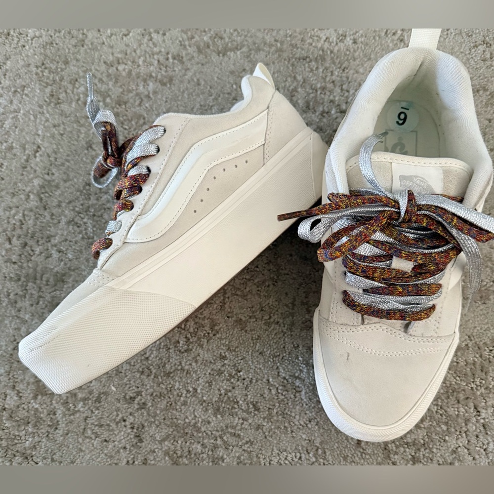 Vans Knu Stack Women’s Platform Multicolor Laces,… - image 8